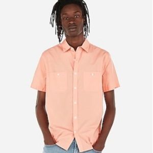 Express XL tall slim salmon color shirt